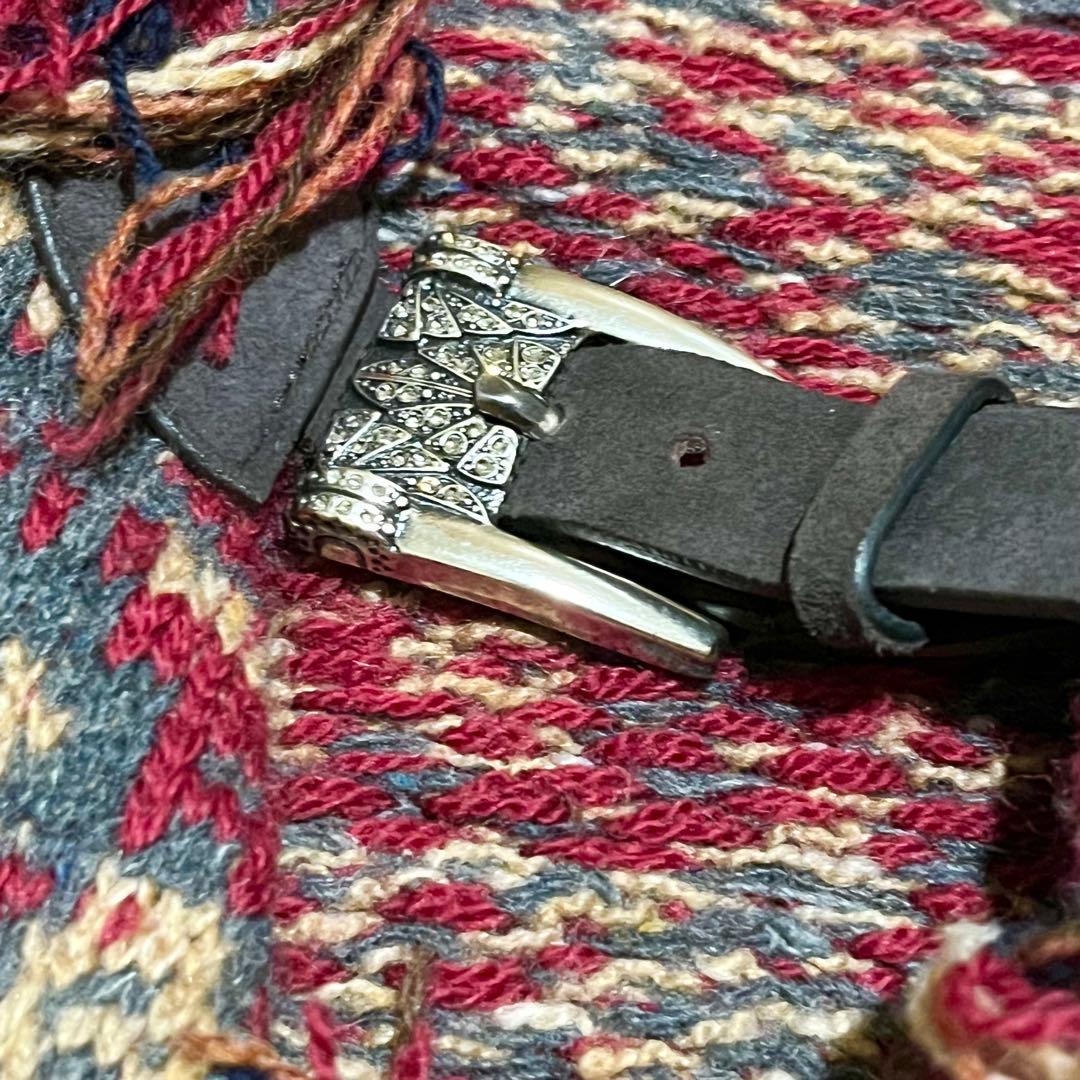 【希少】エトロ　ETRO ポンチョ　ペイズリー柄　カシミヤ　シルク