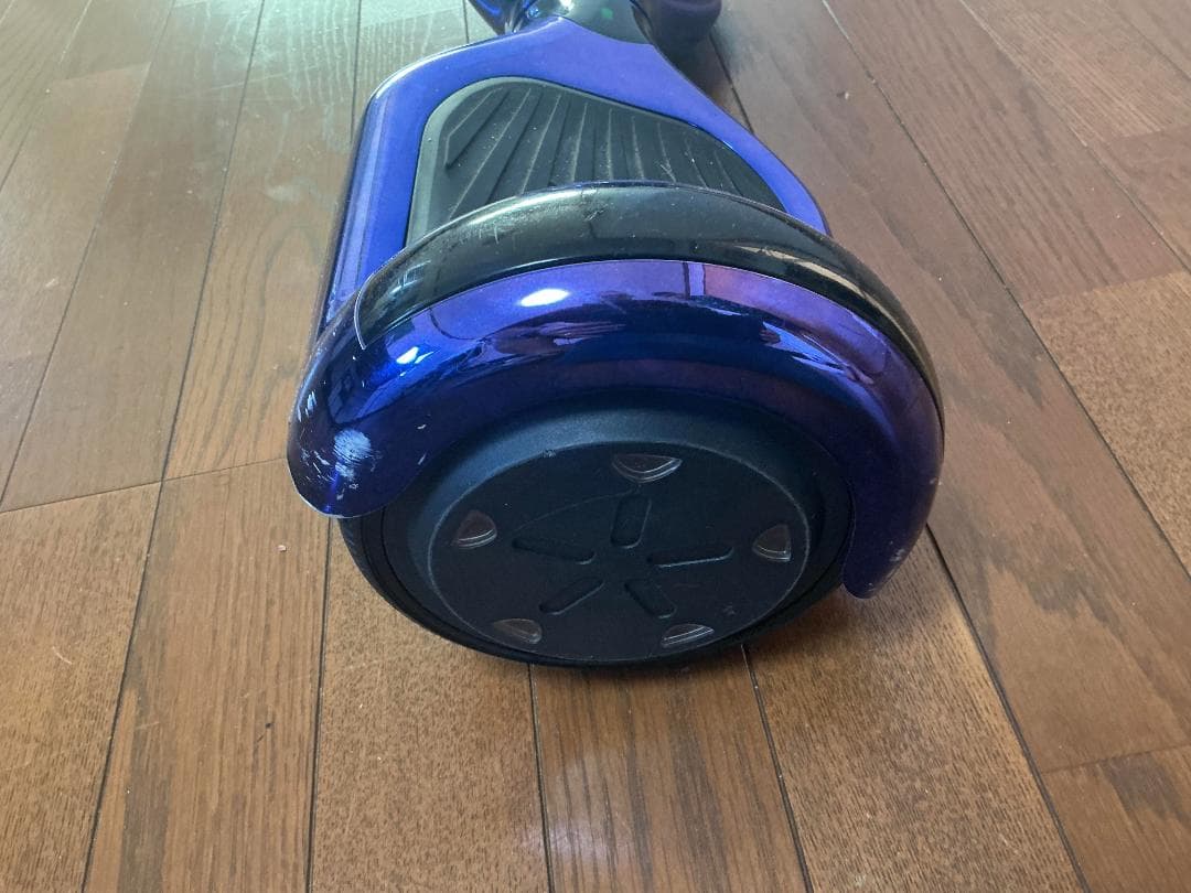 パープル 電動スケートボード LEDライト付き