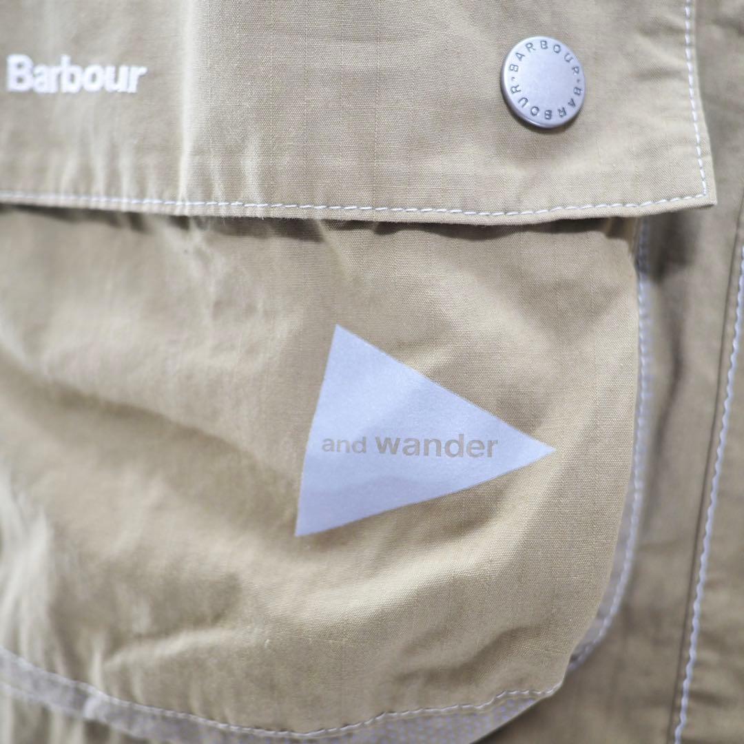 and wander × BARBOUR｜SOLWAYショーツ (ベージュ・3)
