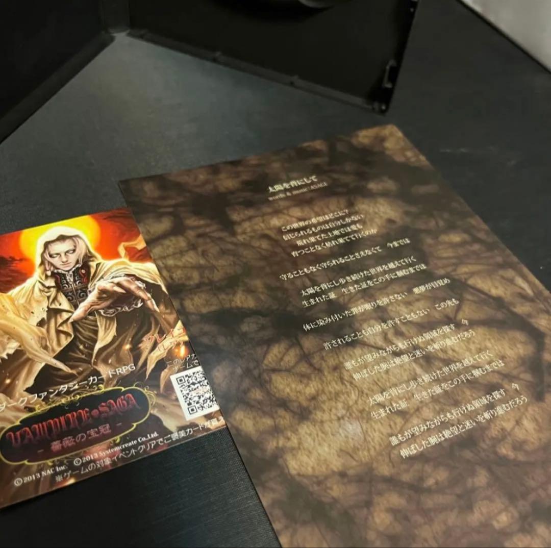 非売品 希少 D 太陽を背にして 配布CD ヴィジュアル系 バンド