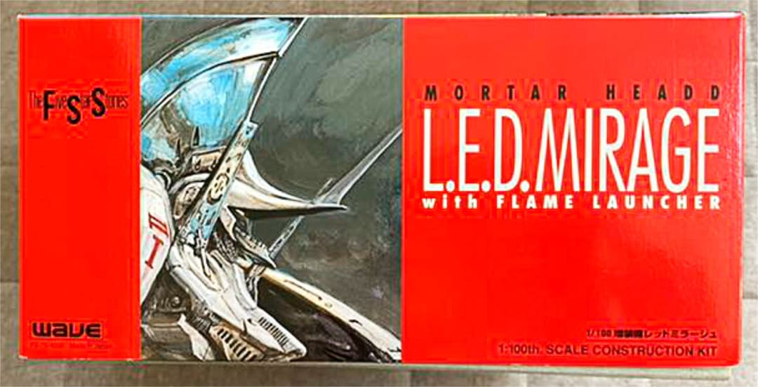 wave FSS 1/100 増装備レッドミラージュ  フレイムランチャー装備
