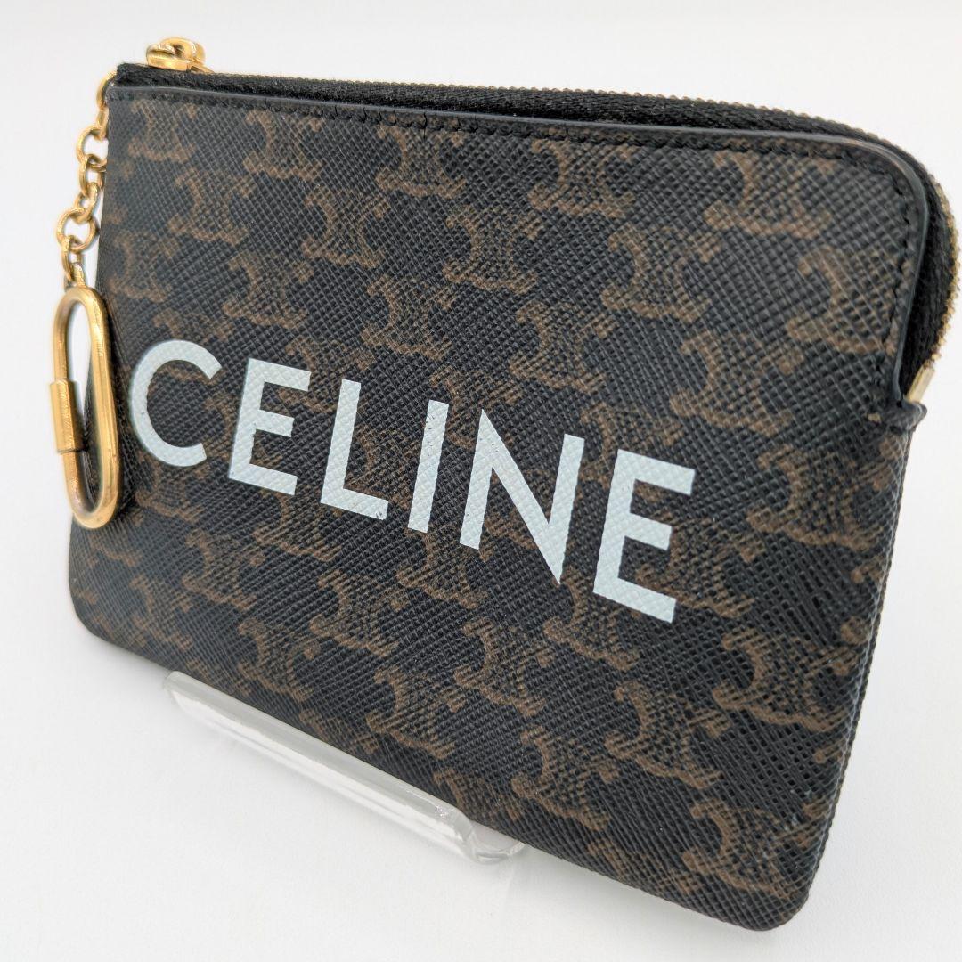 CELINE セリーヌ トリオンフ PVC ケース 箱 袋 coin 茶