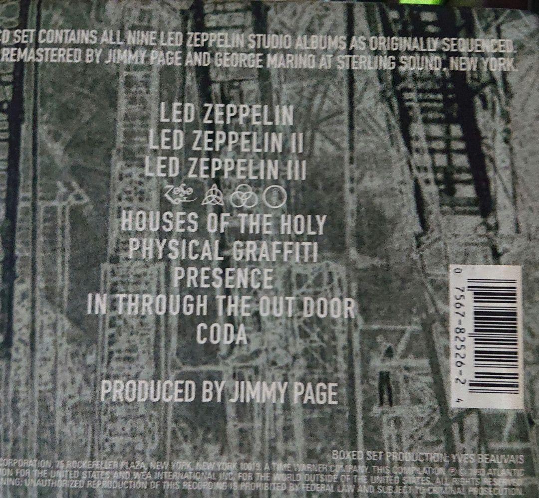 レッド・ツェッペリン 『コンプリート・スタジオ・レコーディングス』ボックスセット