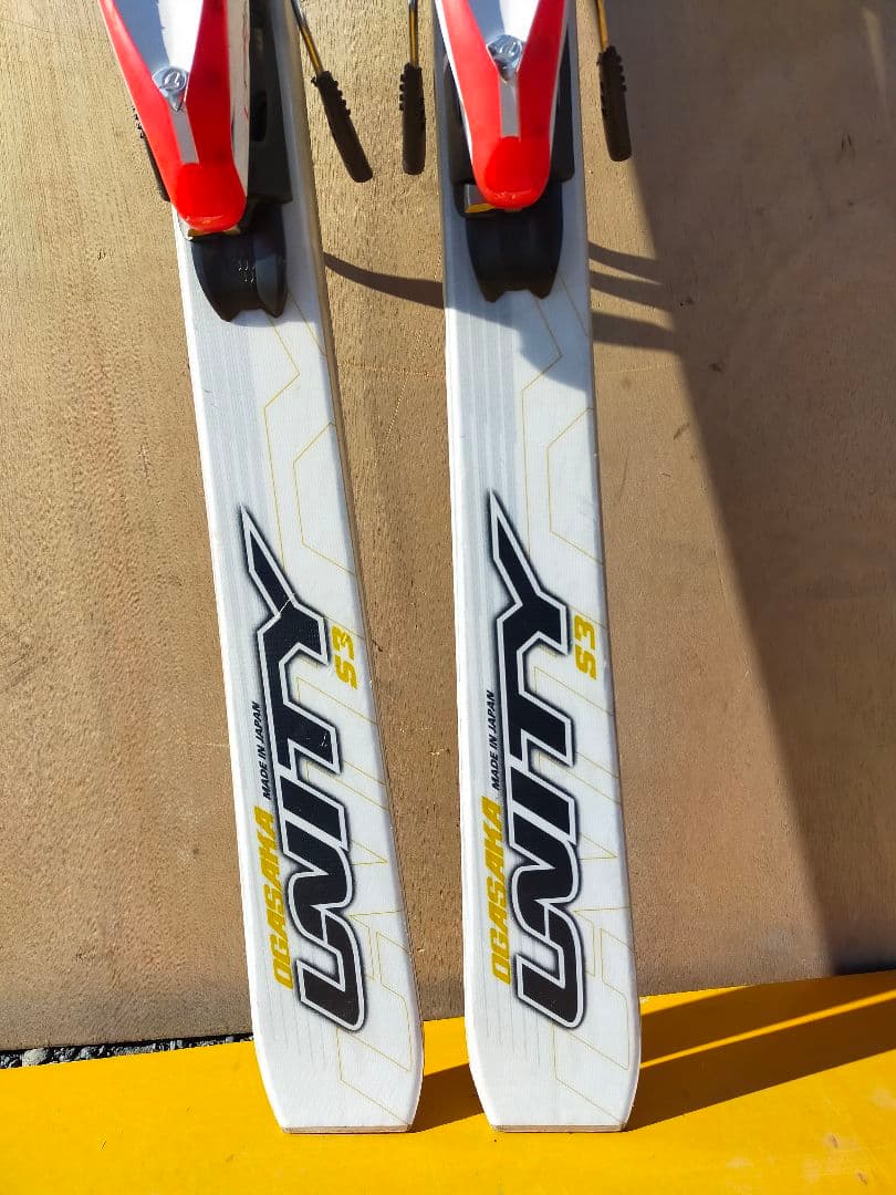 OGASAKA オガサカ　UNITY S3 スキー板 ビンディング付き 白色