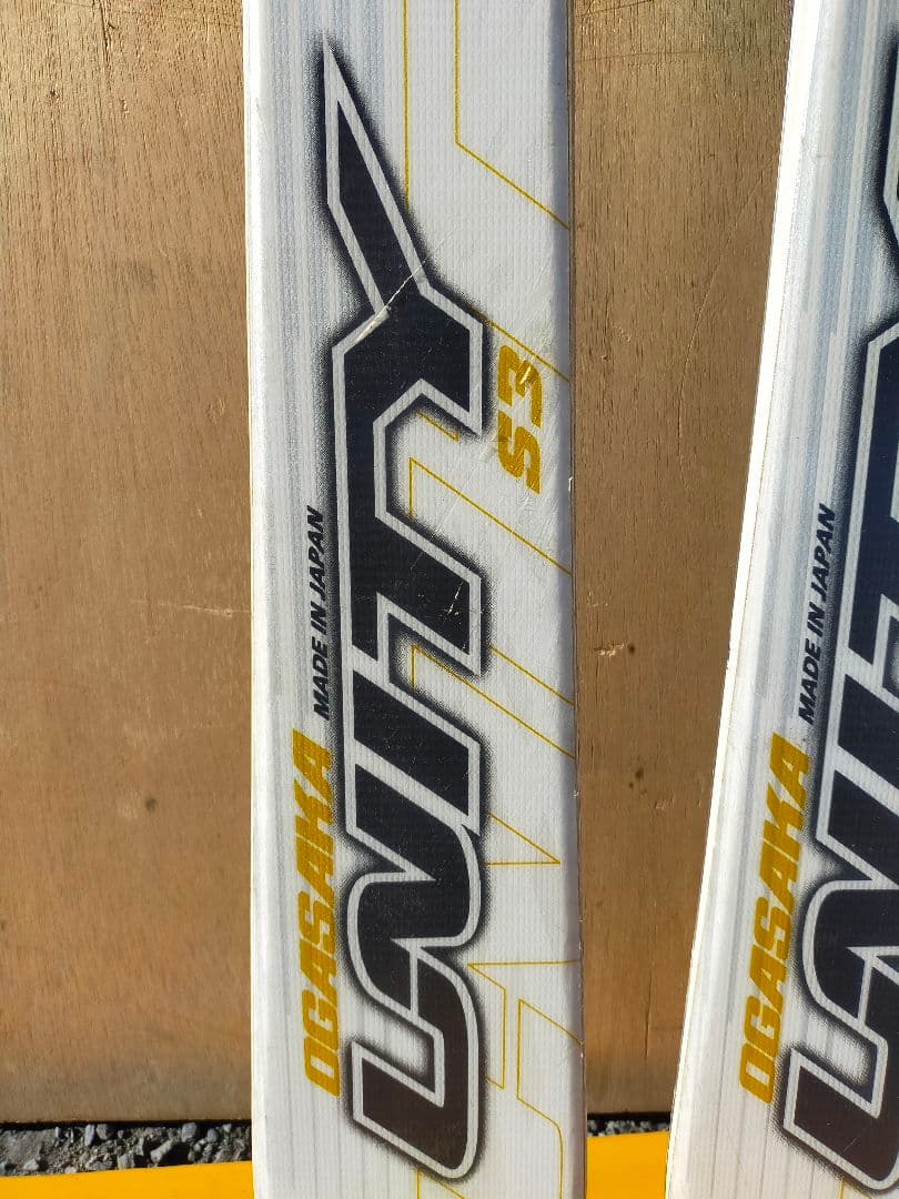 OGASAKA オガサカ　UNITY S3 スキー板 ビンディング付き 白色