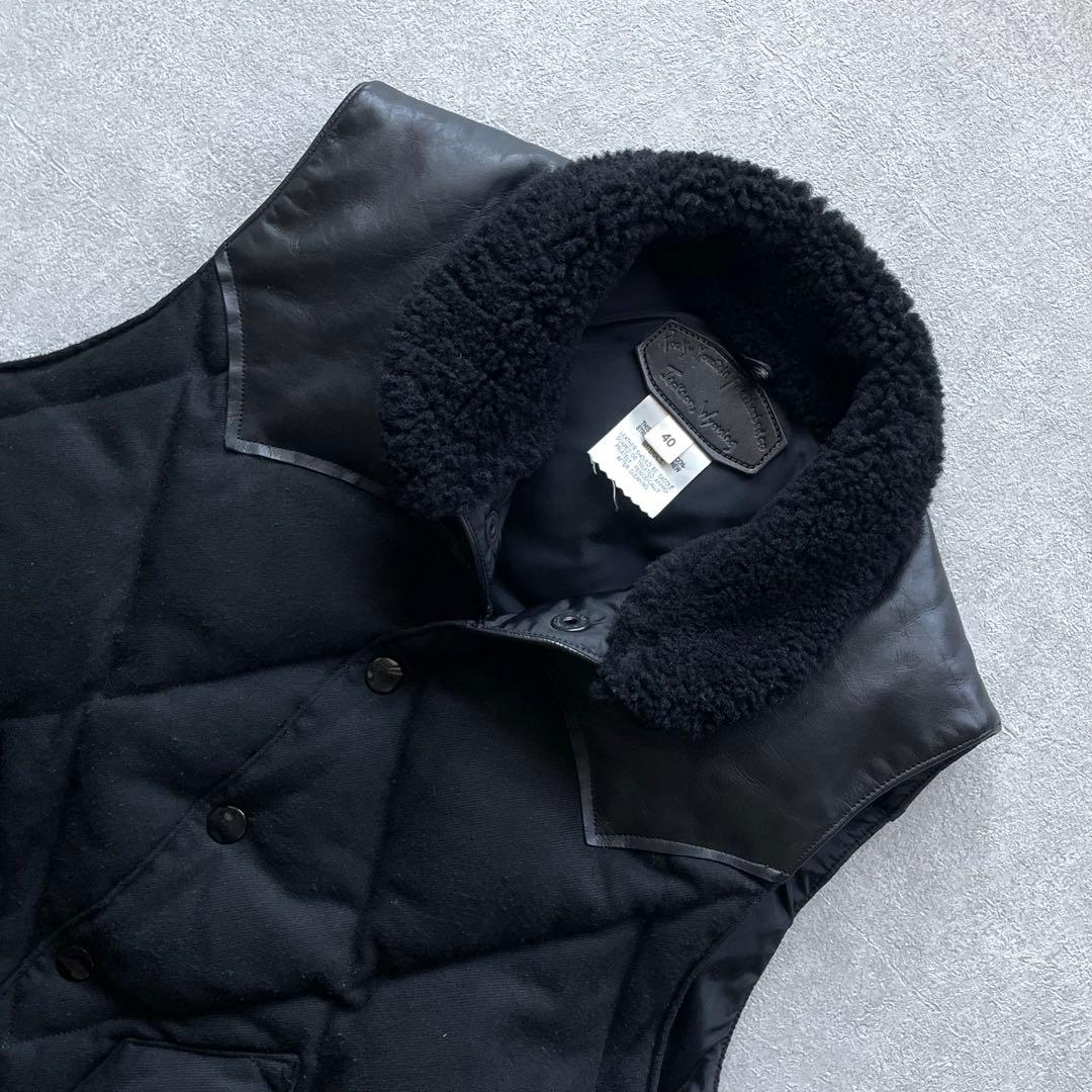 別注ロッキーマウンテン ウールクリスティベスト オールブラック SIZE40