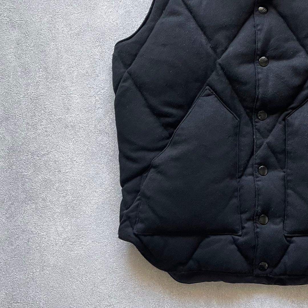 別注ロッキーマウンテン ウールクリスティベスト オールブラック SIZE40