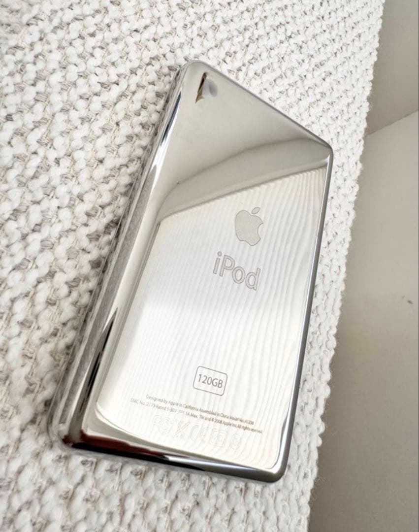 極美品 iPod classic 120GB ブラック新品電池 パネル