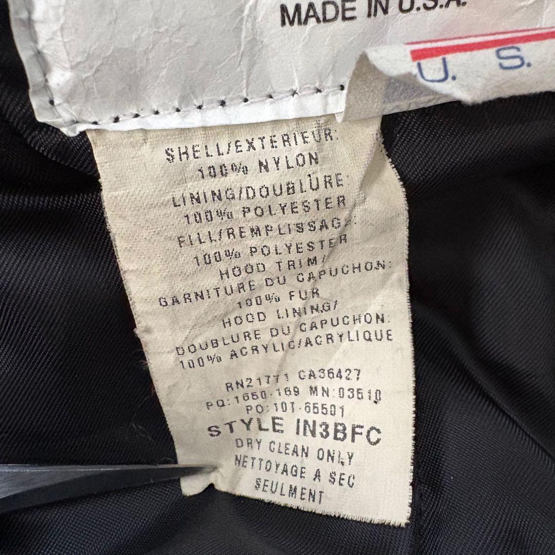 SPIEWAK N-3B モッズコート　ミリタリーコート　ファー　黒　XL