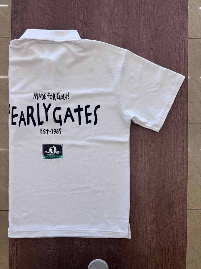PEARLY GATES ポロシャツ ホワイト 4【中古】