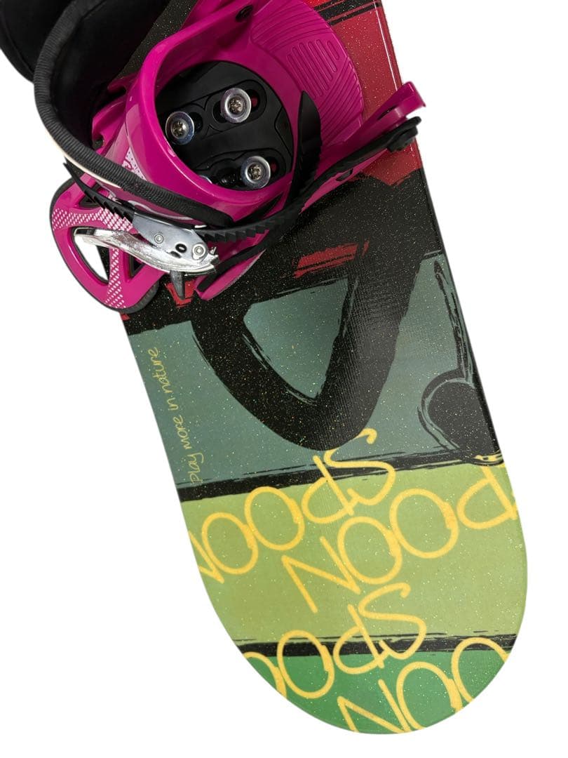 【コスパ最強セット】SPOON キッズ用 ボード+ビンディング 128×S