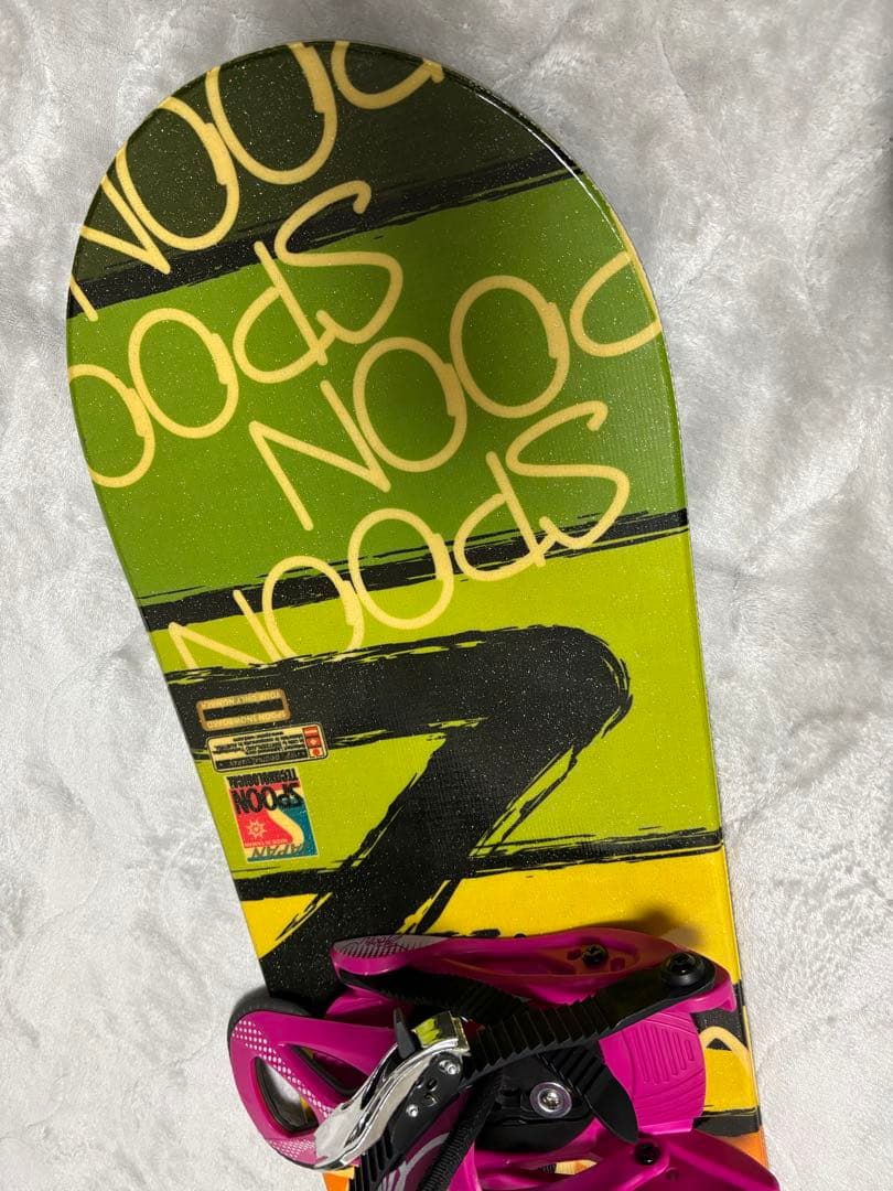 【コスパ最強セット】SPOON キッズ用 ボード+ビンディング 128×S