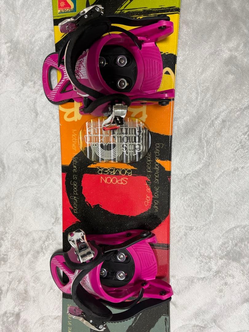 【コスパ最強セット】SPOON キッズ用 ボード+ビンディング 128×S