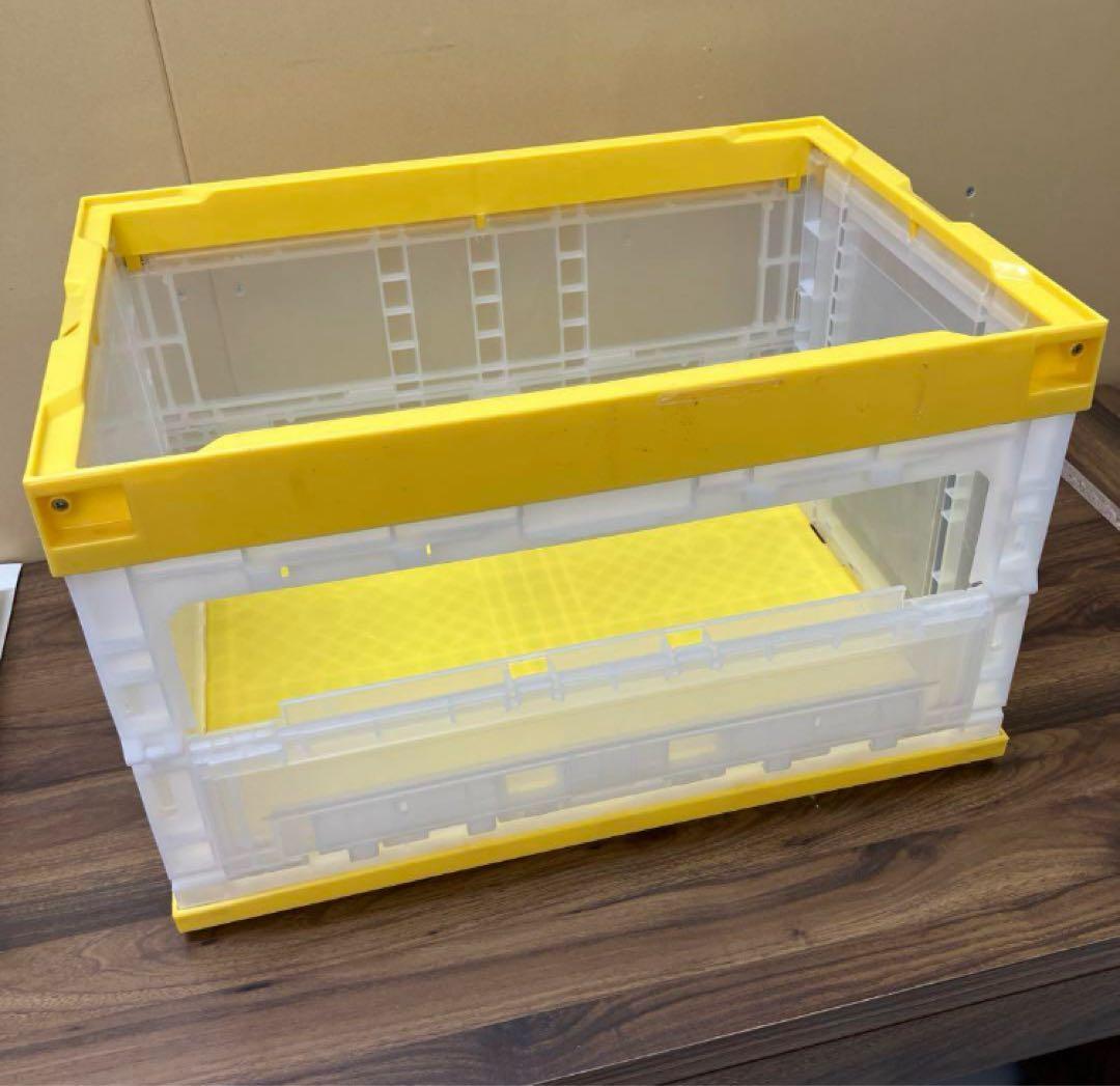 サンコー　折りたたみ式コンテナ前開きタイプ　５個セット