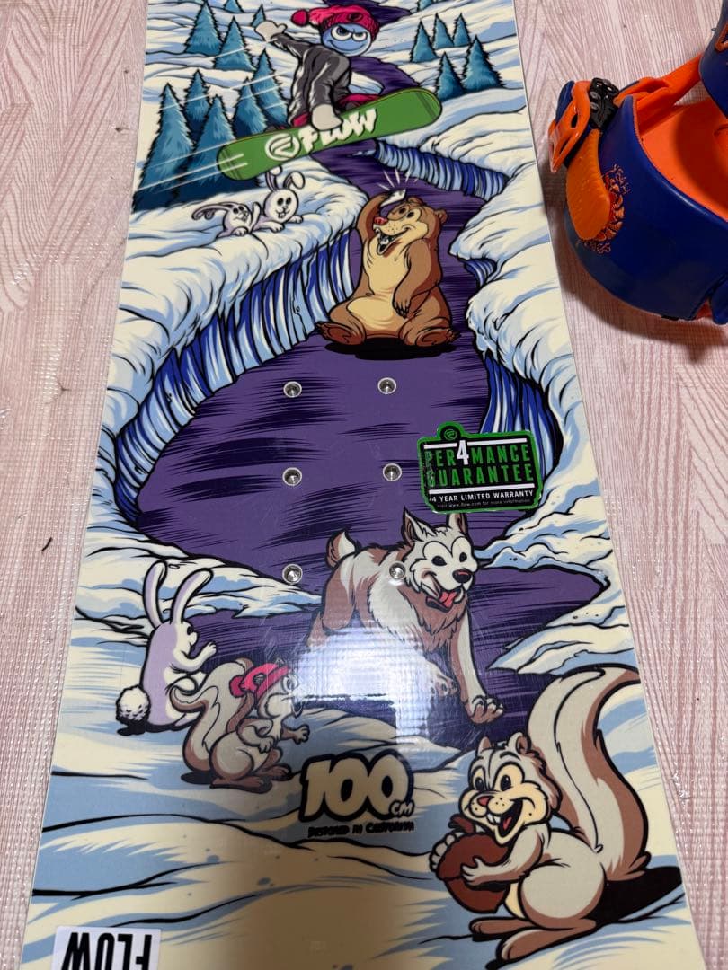 レ*ズ様 子供用Flow スノーボード 100センチ‼️バインディング付き