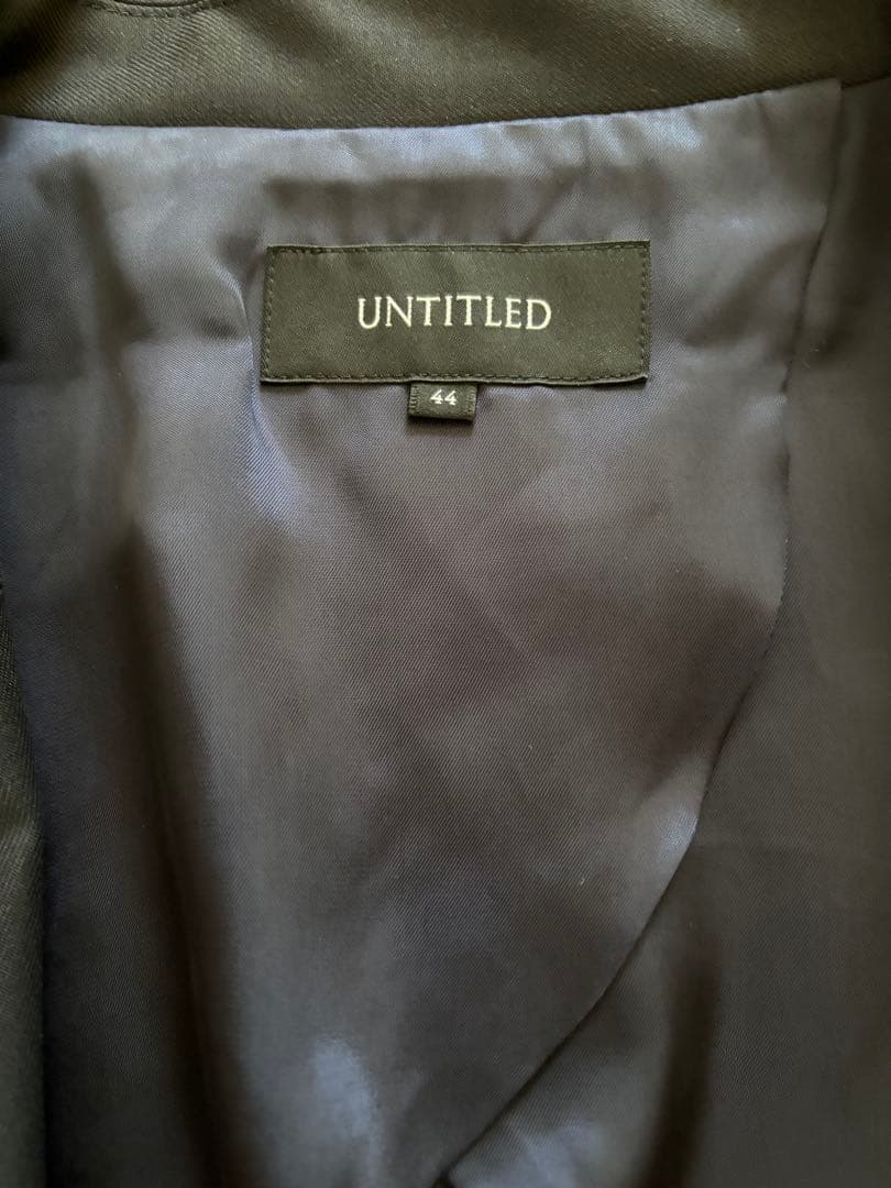 大きいサイズ　UNTITLED マナードベーシックジャケット　サイズ44