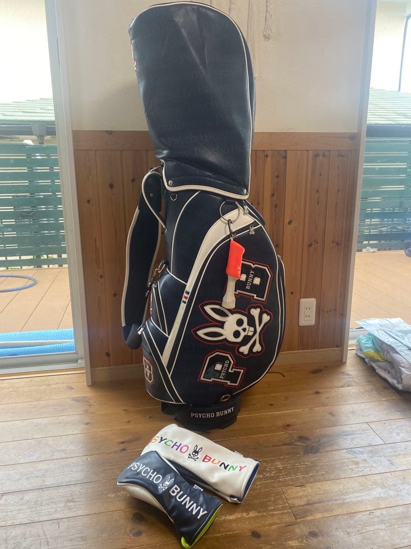 PYSCHO BUNNY/サイコバニーキャディバッグ　ボールポーチ付