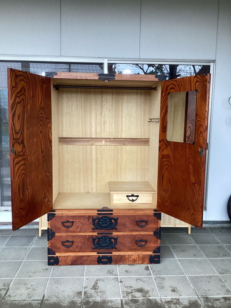[s] 時代箪笥　民芸箪笥　装飾金具　和箪笥　洋箪笥　仙台箪笥