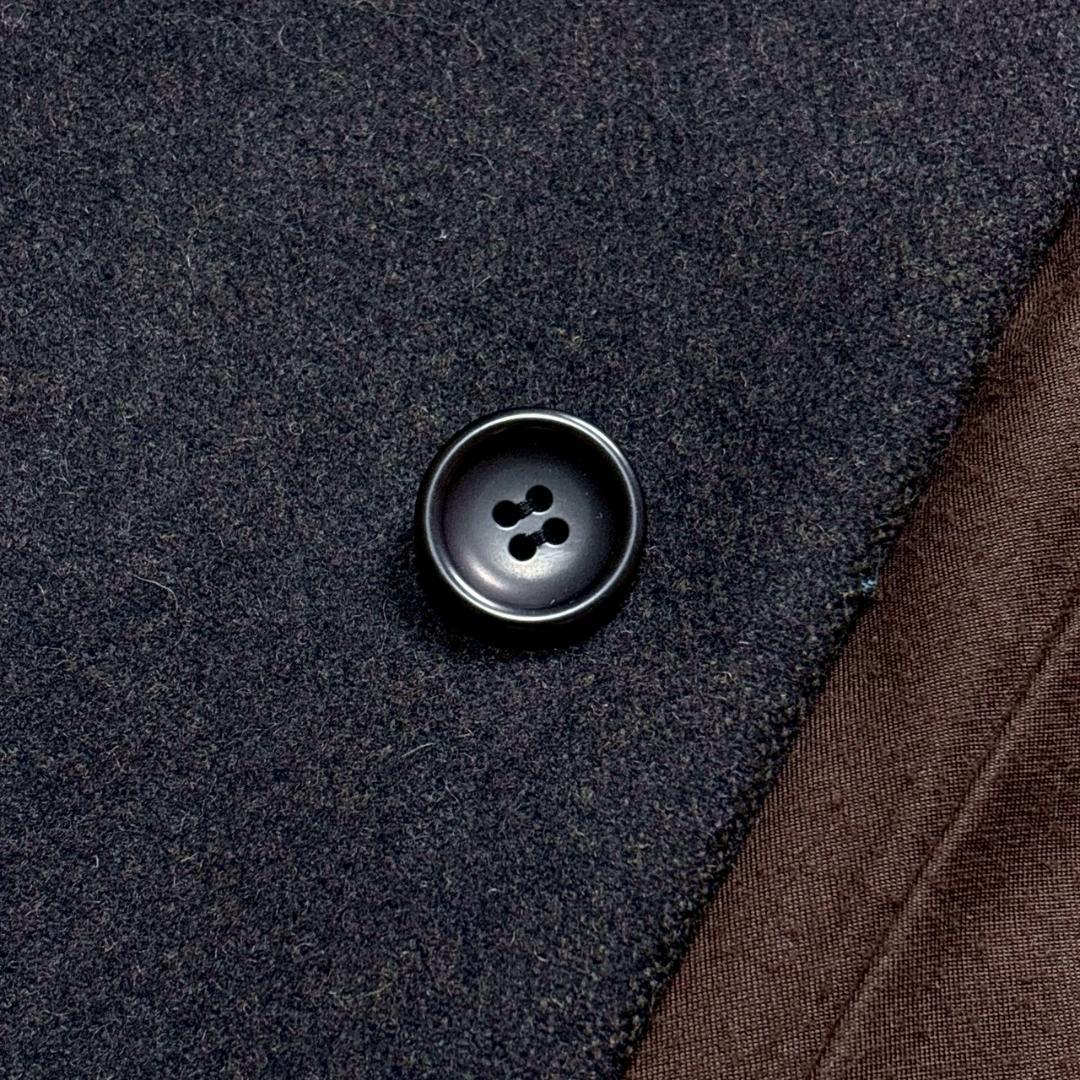 A.P.C. ダークグレー シングルブレスト コート チェスターコート 34