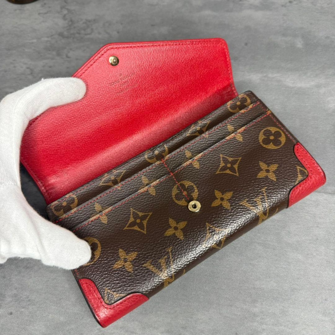 【良品】ルイヴィトン ポルトフォイユ サラ レティーロ モノグラム 長財布