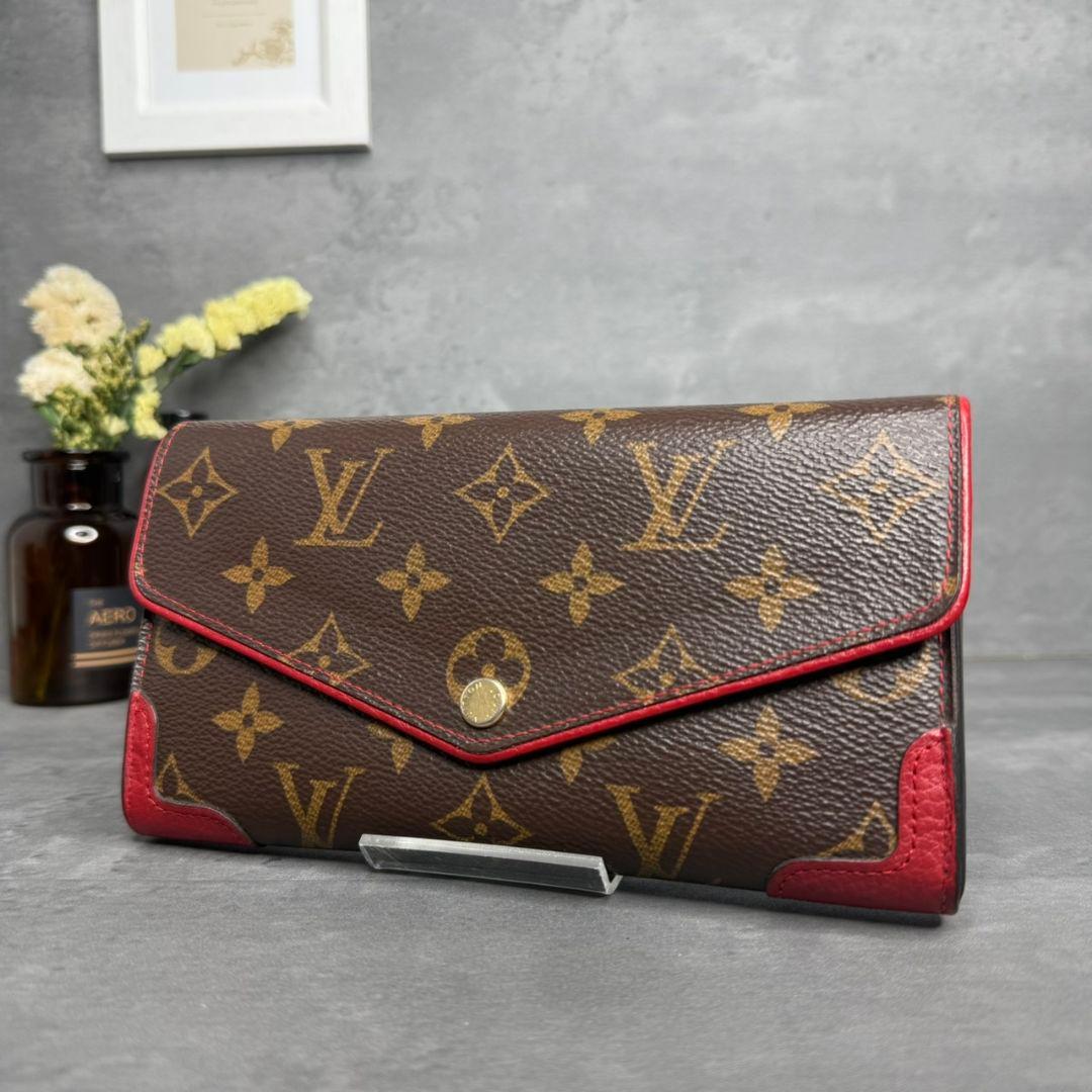 【良品】ルイヴィトン ポルトフォイユ サラ レティーロ モノグラム 長財布