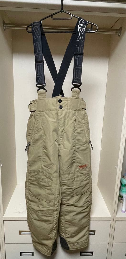 カーキ スキーウェア 上下セット