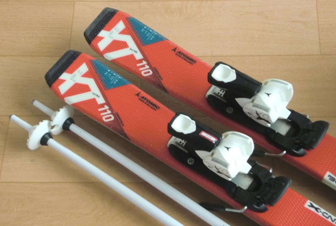 ■■送料無料■ATOMIC＋Hart■子供用スキーセット■110/21■WAX■