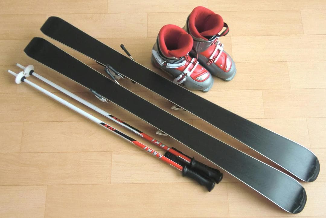 ■■送料無料■ATOMIC＋Hart■子供用スキーセット■110/21■WAX■