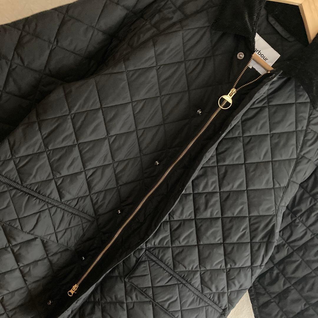 Barbour バブアー キルティングコート レディースM ブラック