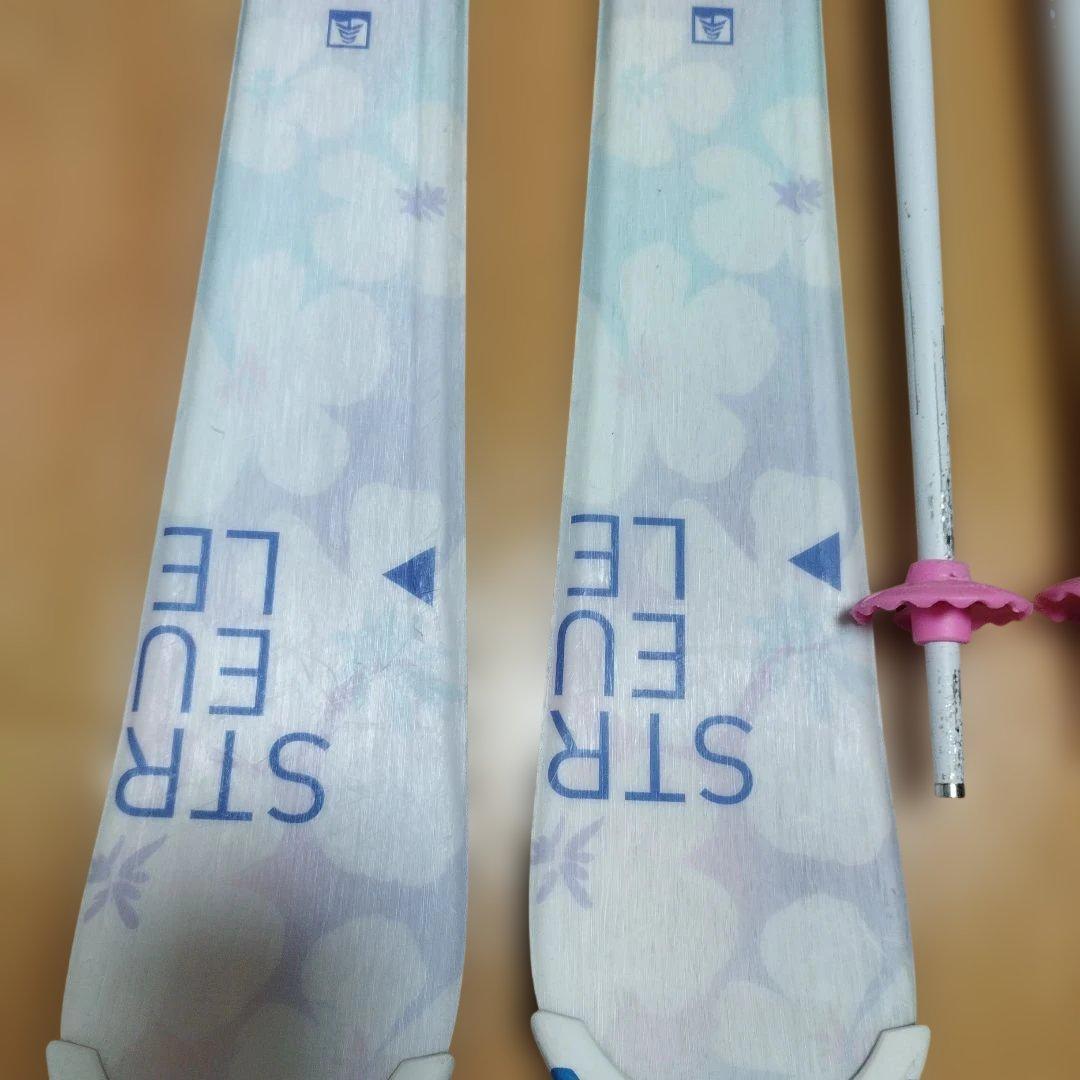 スキー板120、ポール、ブーツ3点セット