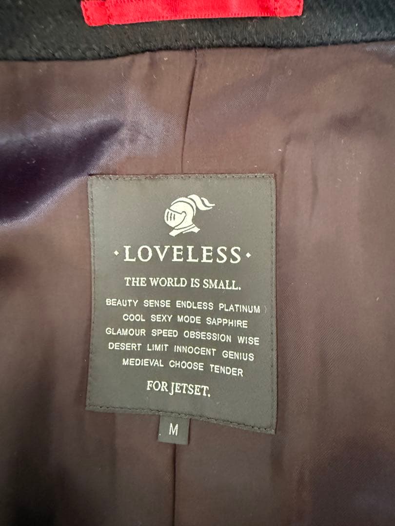 LOVELESS「ラブレス」ダブルチェスターコート