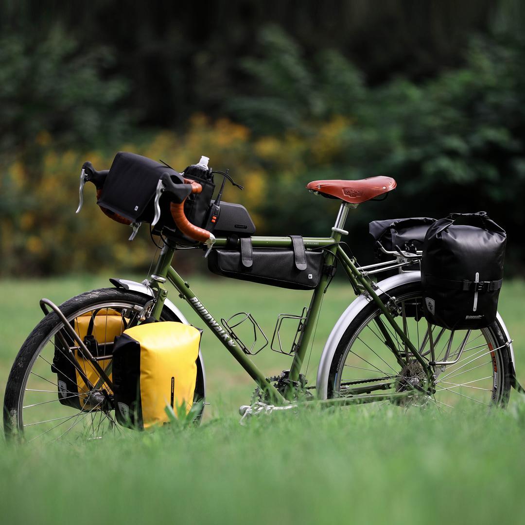 RhinoWeld 自転車 前輪/後輪両用 サイドバッグペアセット 防水