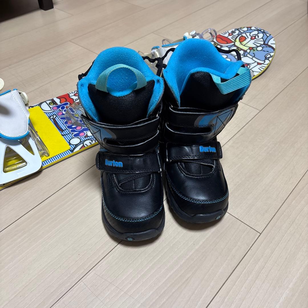 りら 【送料込】スノーボード(板＋ブーツ＋ビン)3点セット 子供用