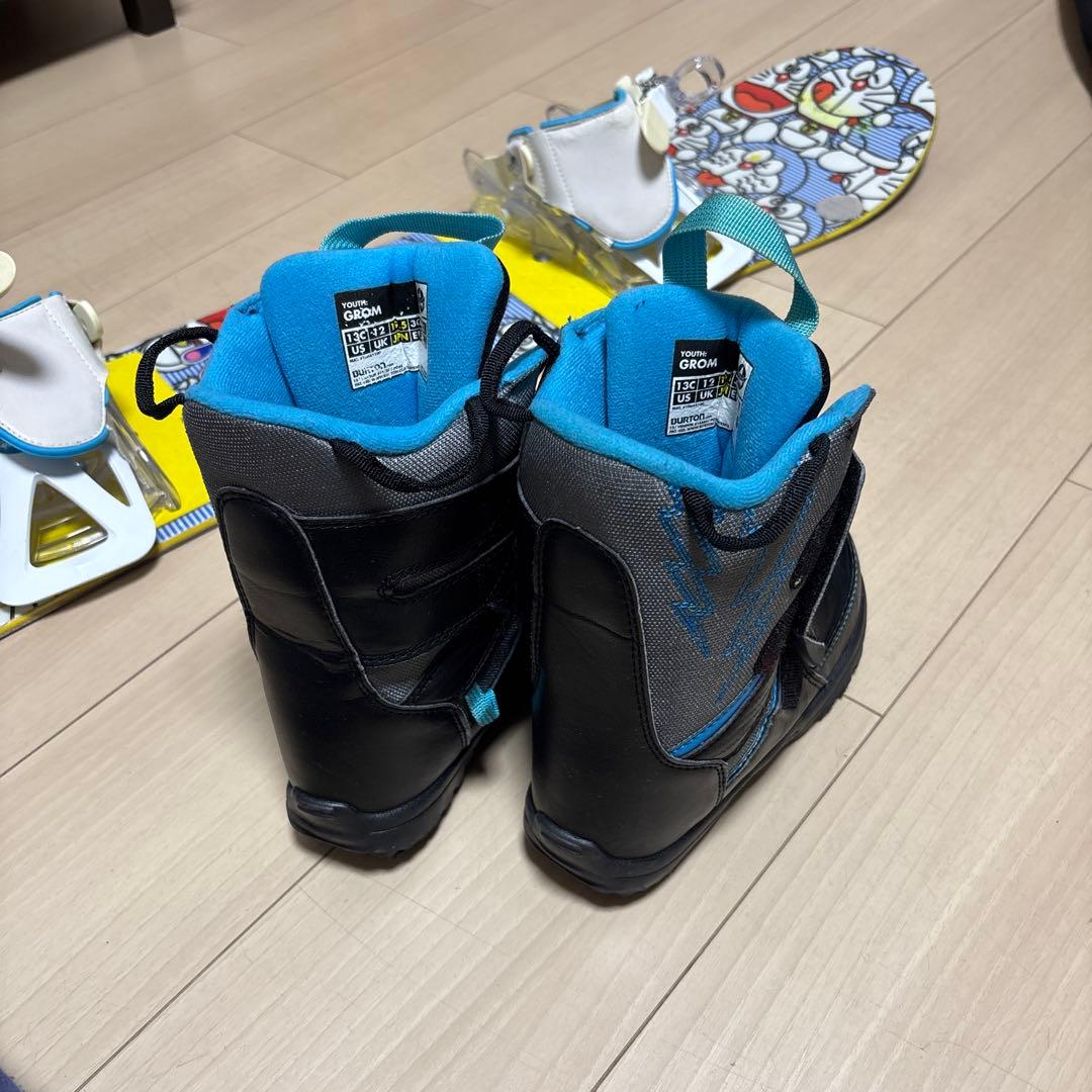 りら 【送料込】スノーボード(板＋ブーツ＋ビン)3点セット 子供用