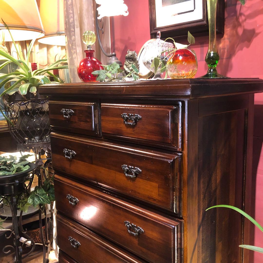 りおちゃんママ オールドパイン　80’s アンティーク　アクセントチェスト