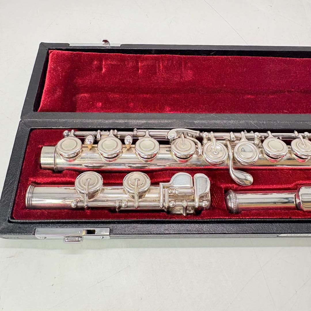 【美品・ケース付属】YAMAHA ヤマハ 頭部管銀製 フルート YFL-451