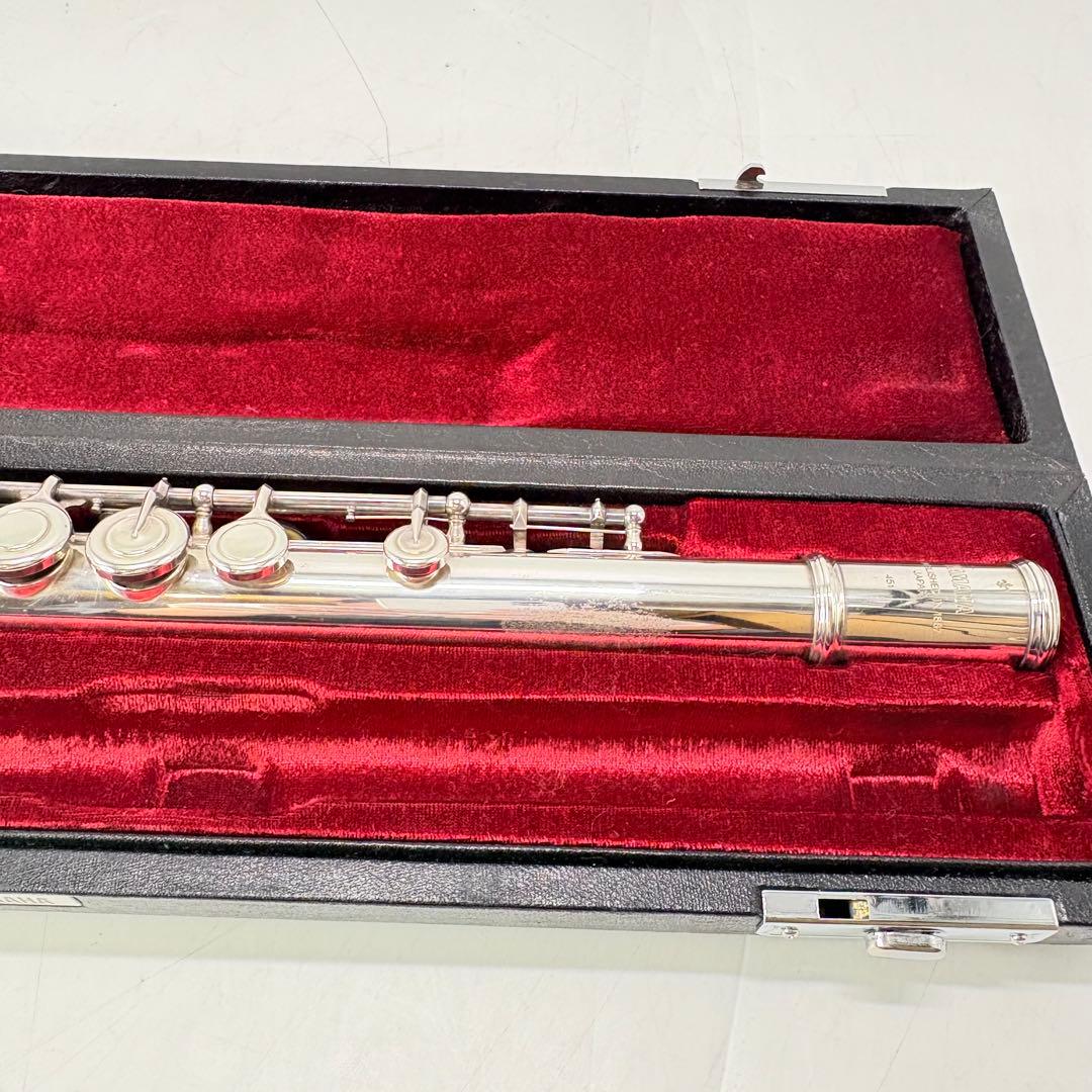 【美品・ケース付属】YAMAHA ヤマハ 頭部管銀製 フルート YFL-451