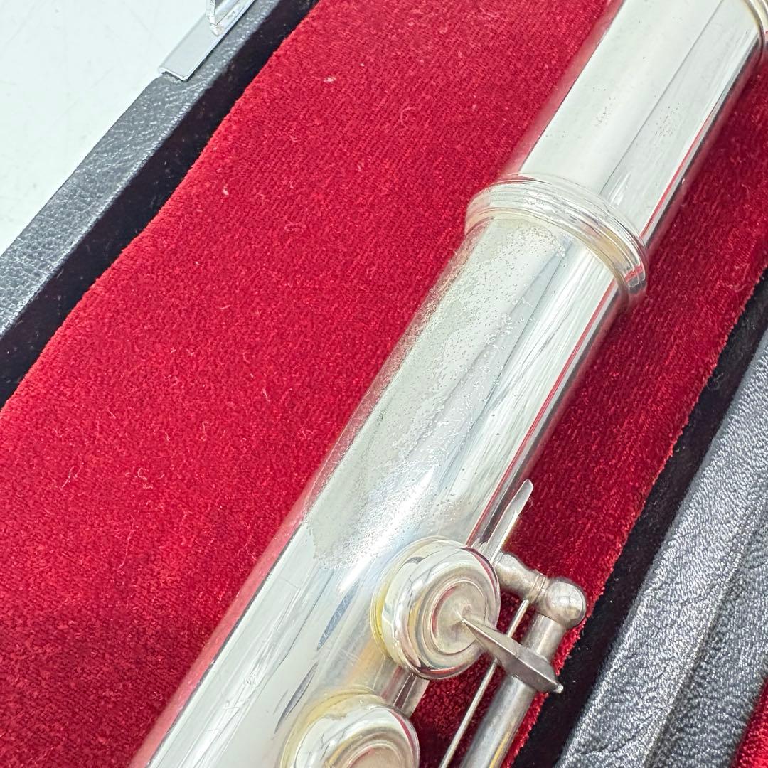 【美品・ケース付属】YAMAHA ヤマハ 頭部管銀製 フルート YFL-451