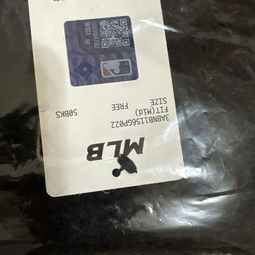 MLB ニット帽 猫耳 aespa カリナ ブラック MLBKOREA ビーニー