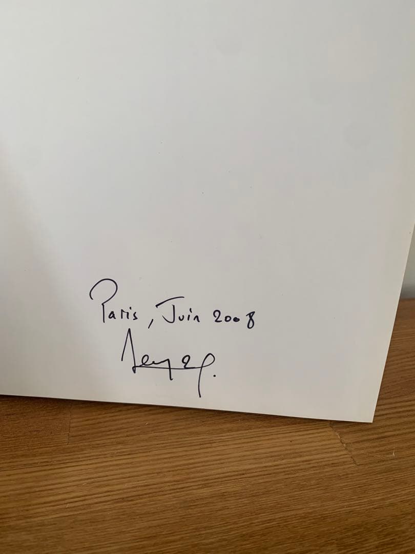 希少　サイン付き　アンリ・ロア　Out of the Blue　写真集