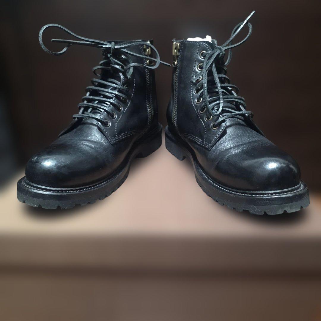 サイズ40 BUTTERO B6790 ワークブーツ ブラック NERO