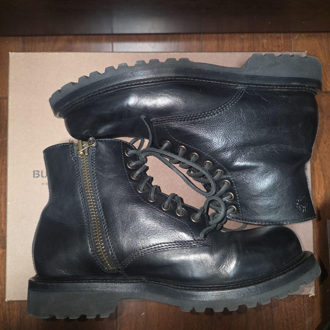 サイズ40 BUTTERO B6790 ワークブーツ ブラック NERO