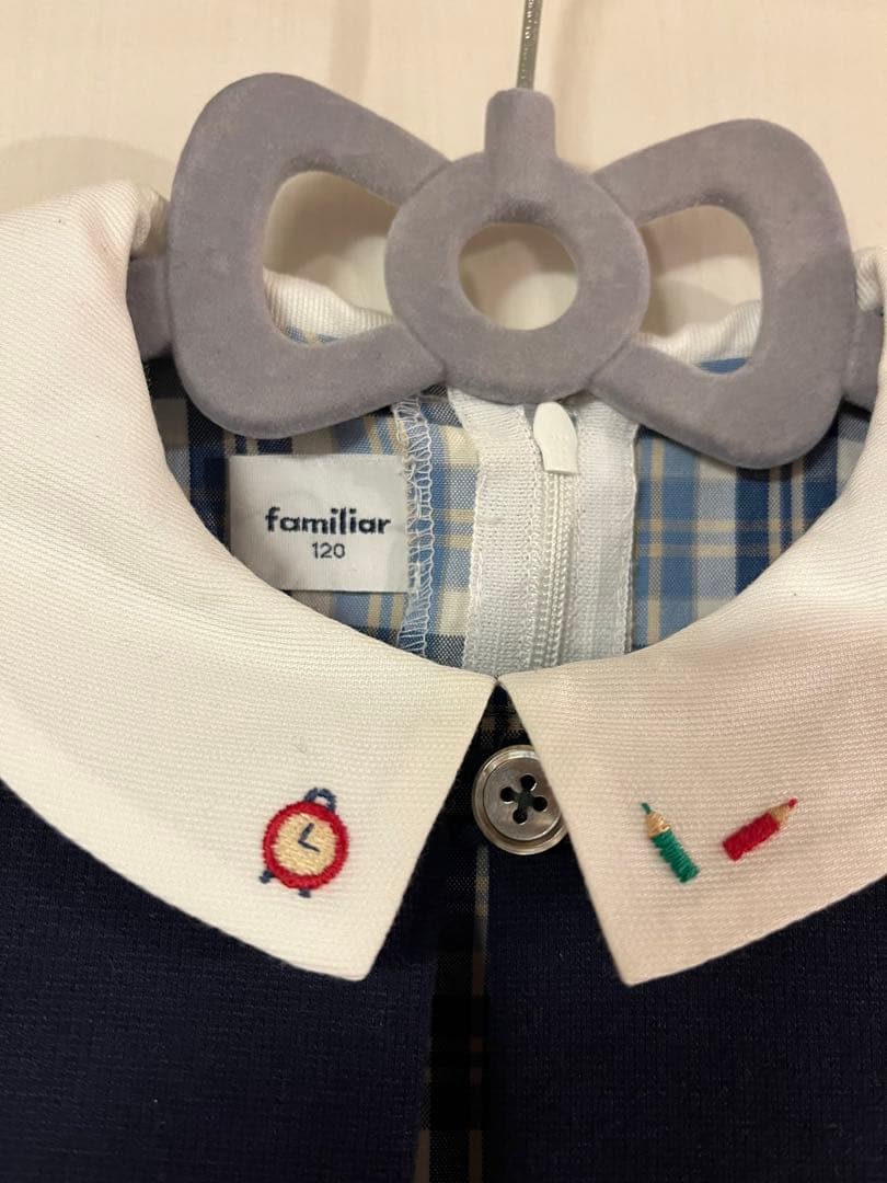 お値下げ【卒入学式】familiarのワンピース