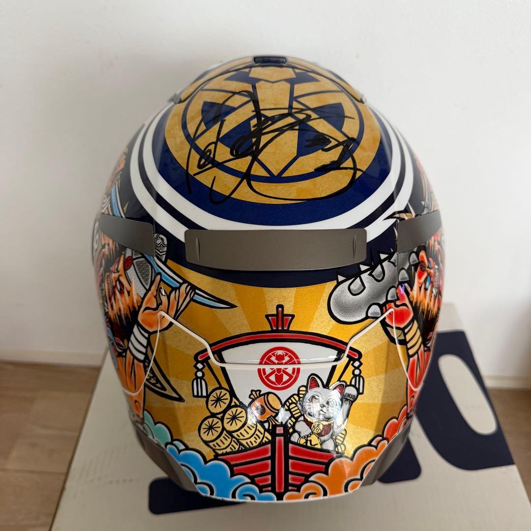shoei x14 マルケス モテギ3 中古美品（59-60）Lサイズ