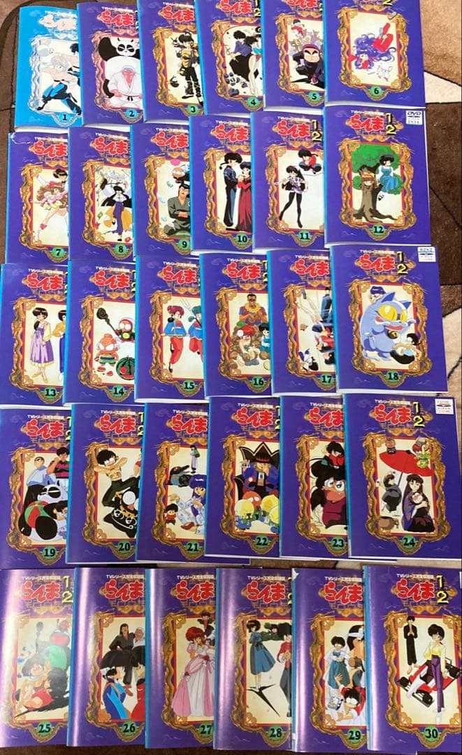らんま1/2 TVシリーズ完全収録版　レンタル落ちDVD 全４０巻