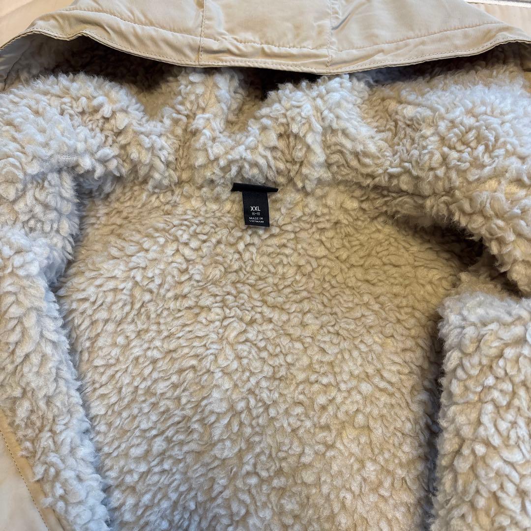 Patagonia フード付きジャケット キッズXXL ベージュ