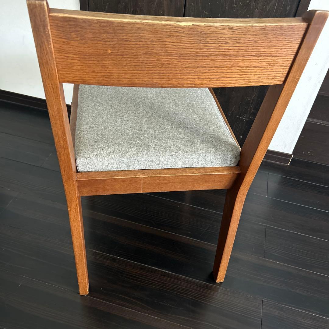 unico コルソダイニングチェア 2脚セットグレー・緑