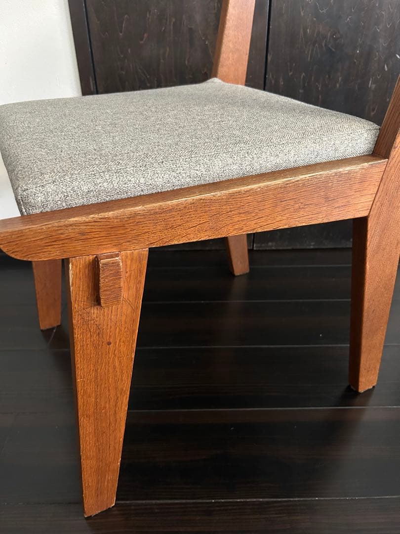 unico コルソダイニングチェア 2脚セットグレー・緑