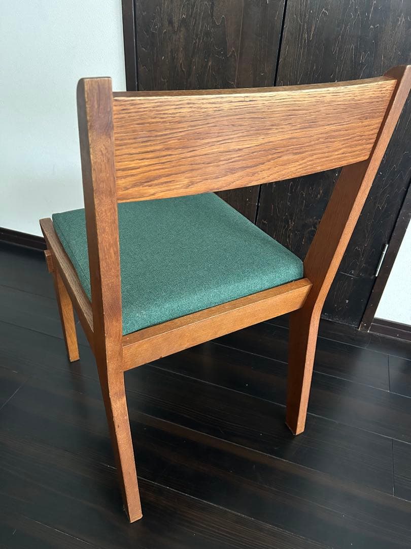 unico コルソダイニングチェア 2脚セットグレー・緑