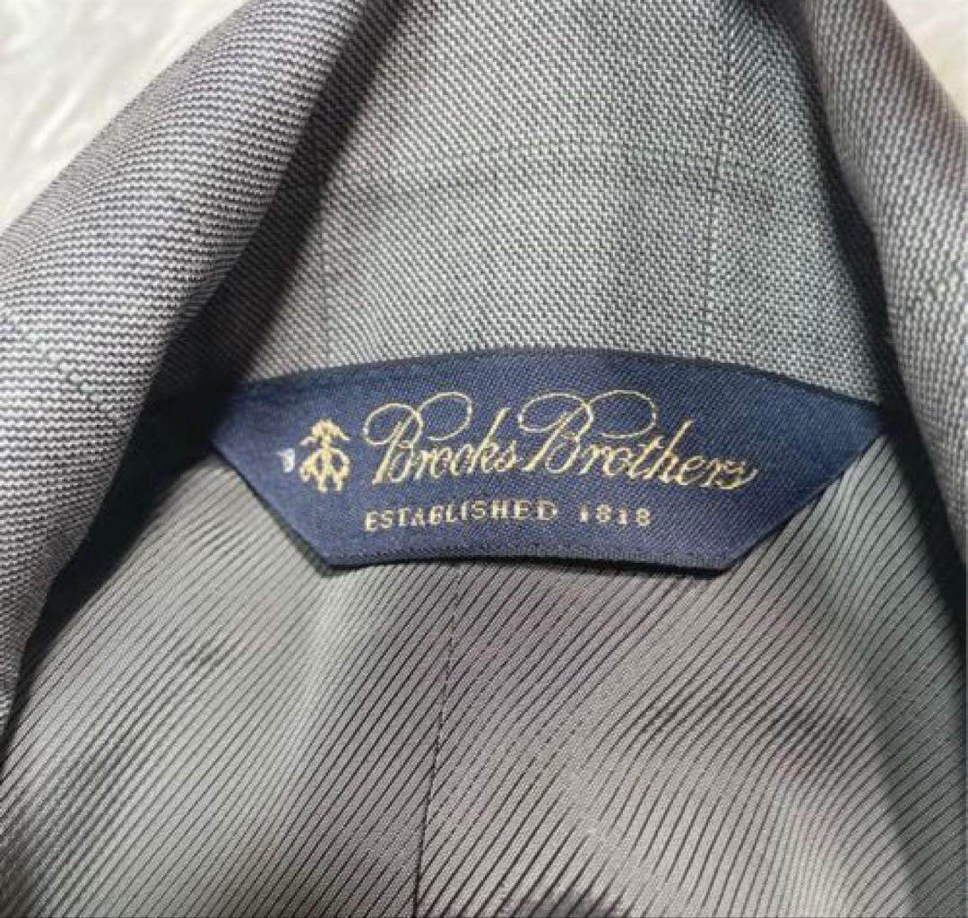 極美品　ブルックスブラザーズ　セットアップ　スーツ　グレー　チェック